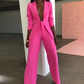 

Deep V Cardigan Strap Slim Small Suit Jacket Solid Color African Women's Wild Suit Jacket Fashion Sexy Temperament Slim Fit sexy