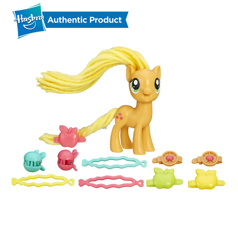 Hasbro мой маленький пони скрученные прически редкость Пинки Пай Эпплджек ПВХ