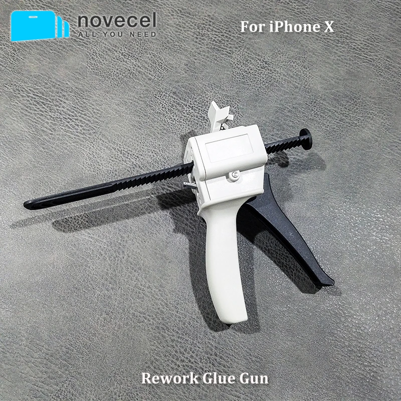 

Novecel For iPhone X Manual Dispense Glue Gun Epoxy Adhensive Gun Hand Tool