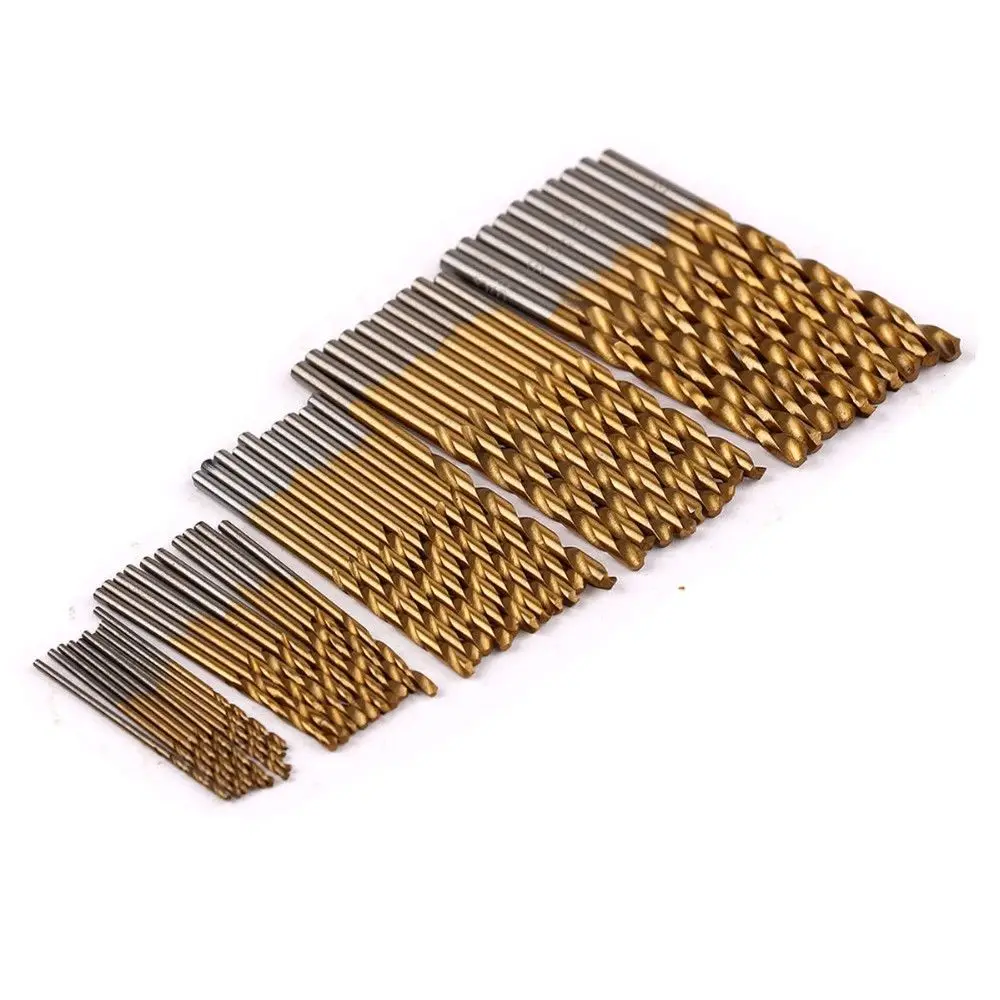 

50Pcs/Set 1/1.5/2/2.5/3mm Electric Drill Bit High Speed Steel Twist Drill Woodworking Tool