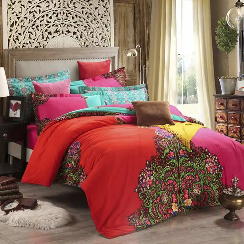 Aliexpress.com : Buy Bohemian Bedding Set 4pcs Winter Warm 