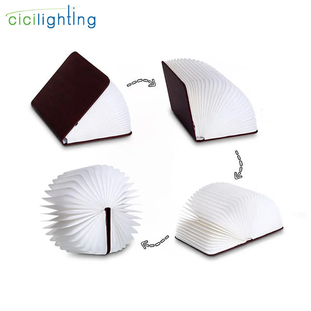 Regalo de cuero de la PU 2 W LED portátil lámpara de libro de carga USB plegable luz de noche flip lámpara mágica abajur luminaria lámparas luzes Regalo de cuero de la PU 2 W LED portátil lámpara de libro de carga USB plegable luz de noche flip lámpara mágica abajur luminaria lámparas luzes