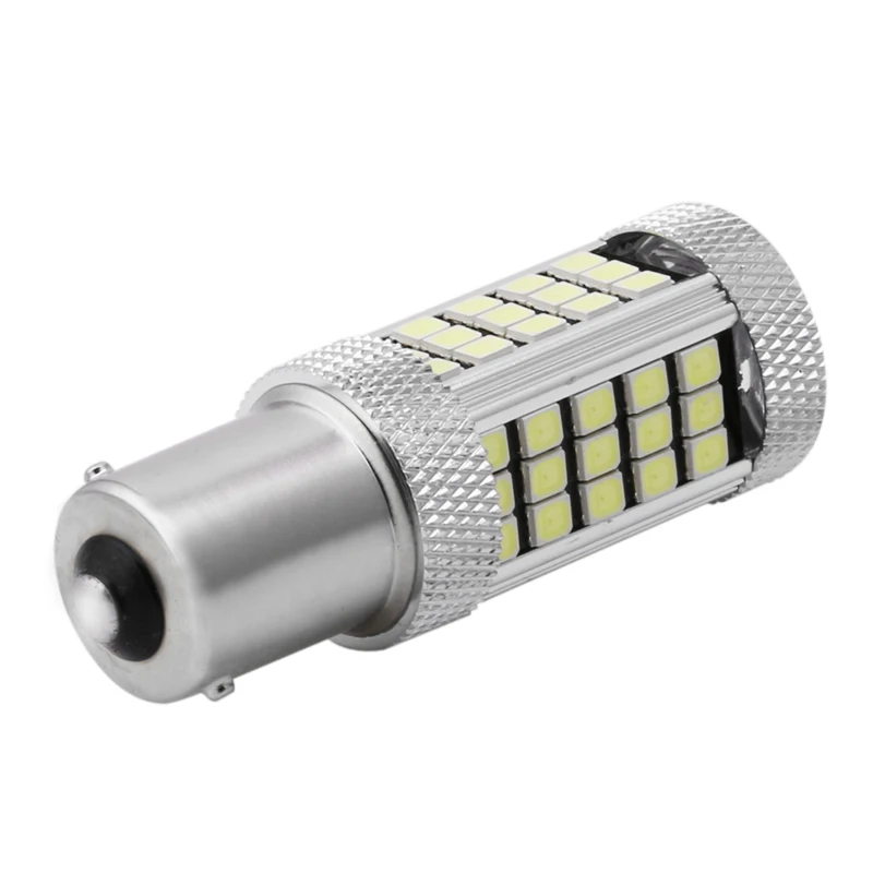 Auto Signal Light DC12V 1156 2835 63 LED 6000K Car Projector Fog Driving Light White Bulb DRL Lamp