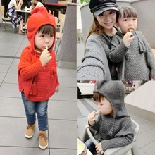 Family fashion children’s clothing 2016 fashion wool cloak pullover children sweater