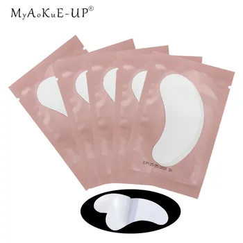

New Paper Patches Tips Sticker Lashes Extensions Tools 50 pairs/lot 7.6*2.9cm Under Eye Pads Eyelash Extension Makeup Eyelashes