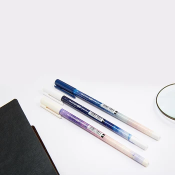 

3pcs/lot Cute Star Night Plastic Gel Pen for Writing Students School Office Supplies Black ink 0.35mm