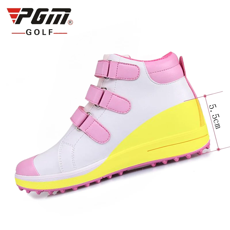 PGM new Waterproof Golf Shoes For Women Cushioning Comfortable Height Increasing breathable golf Sneakers High Quality PGM new Waterproof Golf Shoes For Women Cushioning Comfortable Height Increasing breathable golf Sneakers High Quality
