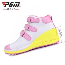 PGM new Waterproof Golf Shoes For Women Cushioning Comfortable Height Increasing breathable golf Sneakers High Quality