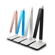 ICOCO 1 шт. сенсорный диммер настольная лампа Уход за глазами чтения складная, переносная, настольная лампа светодиодный нажимной светильник для офиса учебы