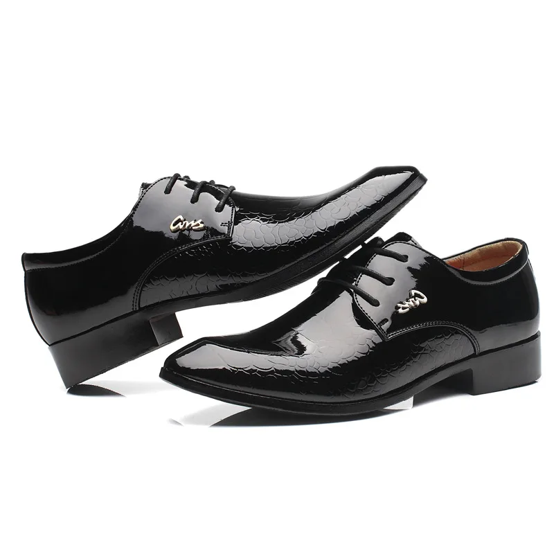 

Vintage New men's casual pointed toe shoes Men's wedding banquet shoes Office Dress Shoes Zapatos Hombre sapato masculino