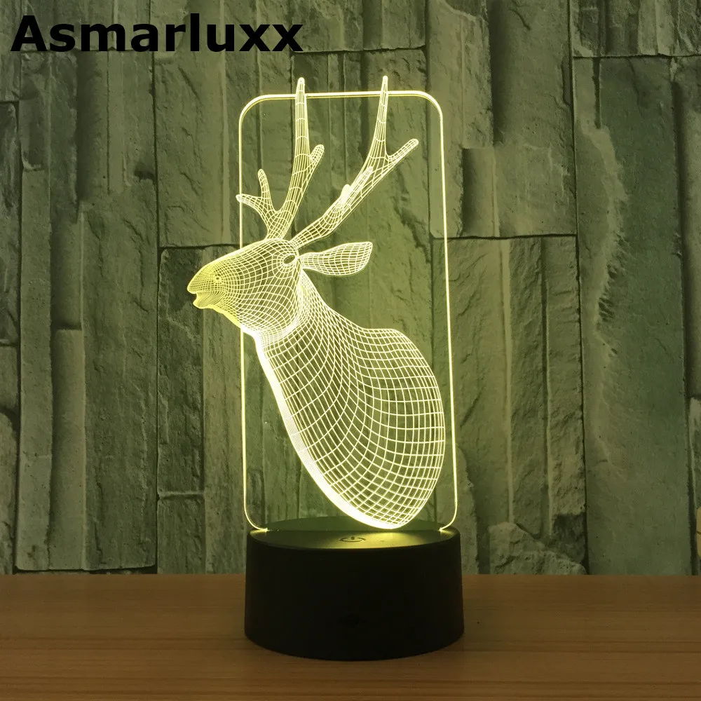 Asmarluxx 3d led lamp20036