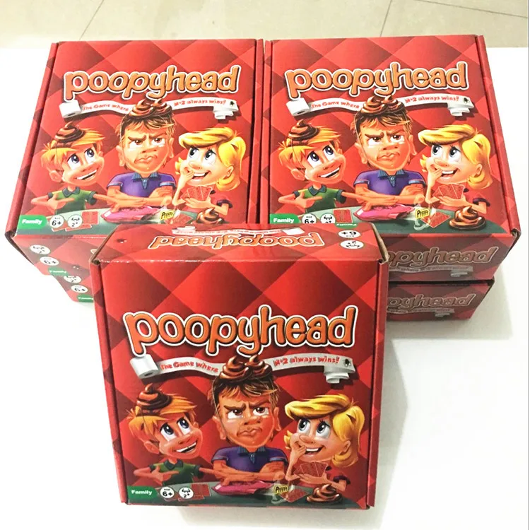 

Poopyhead Dirty Action Solitaire Board Game Chess Card Toys DRUNK drinking game card