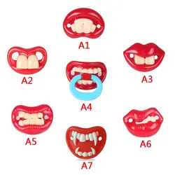 Новые Детские Смешные Усы Соска губы соска красный ребенок смешные милые усы соски практичные детские соски