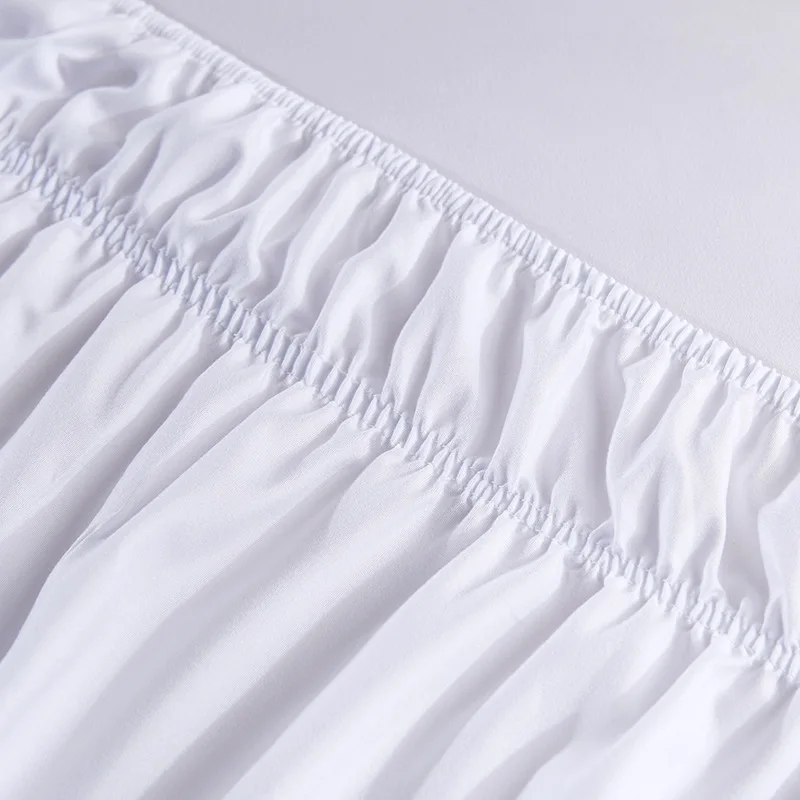 Рубашки для гостиничных кроватей, эластичная юбка для кровати, Пылезащитная плиссированная пасторальная стильная облегающая покрывало, королевская кровать, гофрированная юбка для кровати