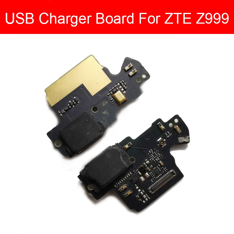 Geniune микрофон и Usb зарядное устройство плата для ZTE AXON 9 Z999 USB зарядный порт