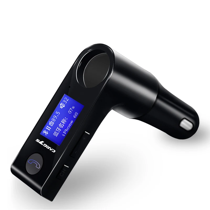 Car Cigarette Lighter MP3 Bluetooth Transmitter Receiver Handsfree Dual USB Bluetooth Player Aux Transmitter Car Charger G7S