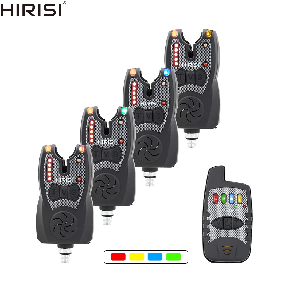 Fishing Tackle Alarm Wireless Bite Alarm Receiver Set with LED Band