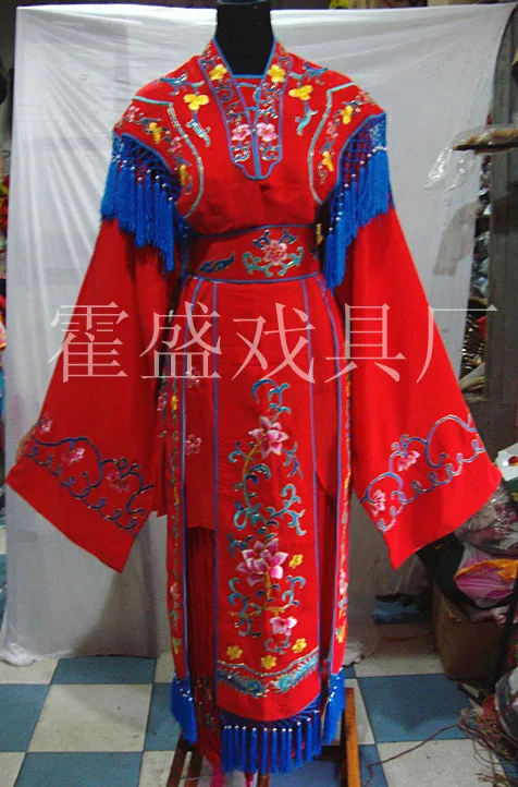 Китайский костюм драматические одежду женская одежда костюм опера Hanfu Традиционная Пекинская опера драматургического - Цвет: Red