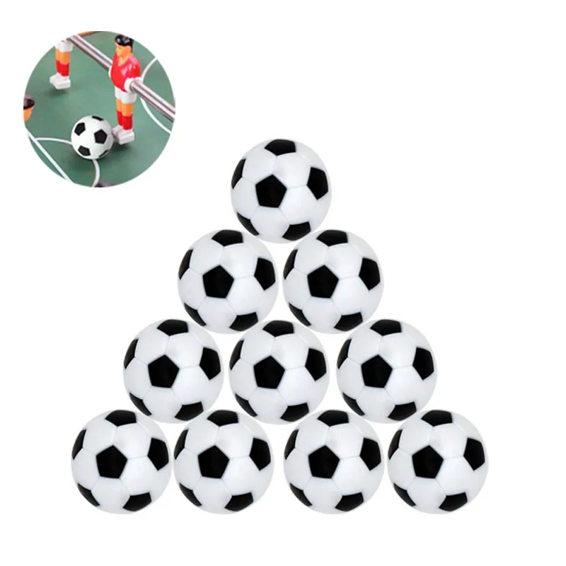 32mm Rubber Coated Green Resin Football Table Tennis Accessories Football 10pcs/lot W4010