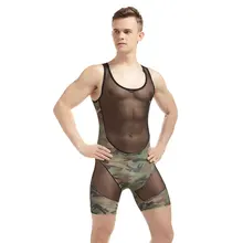 KWAN. Z боди Мужской Прозрачный марлевый корсет мужское тонкое кружевное цельное нижнее белье cinturones de hombre нейлоновые облегающие мужские боди