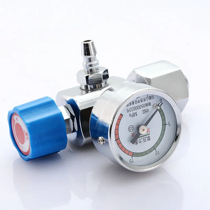 US $21.80 Oxygen Pressure Gauge Pressure Reducing Valve Table Oxygen Cylinder Single