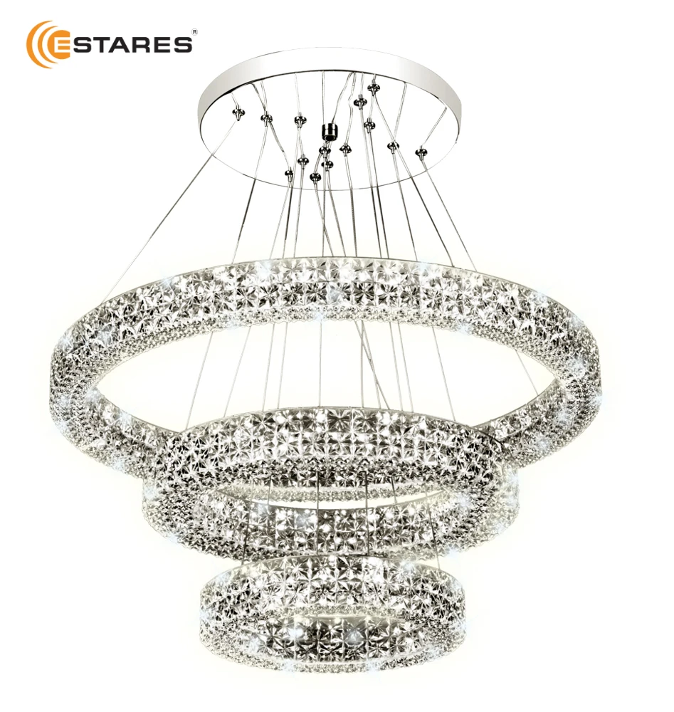

ESTARES Controlled LED Pendant Light AKRILIKA 80W 3R-600-CLEAR-220-IP20