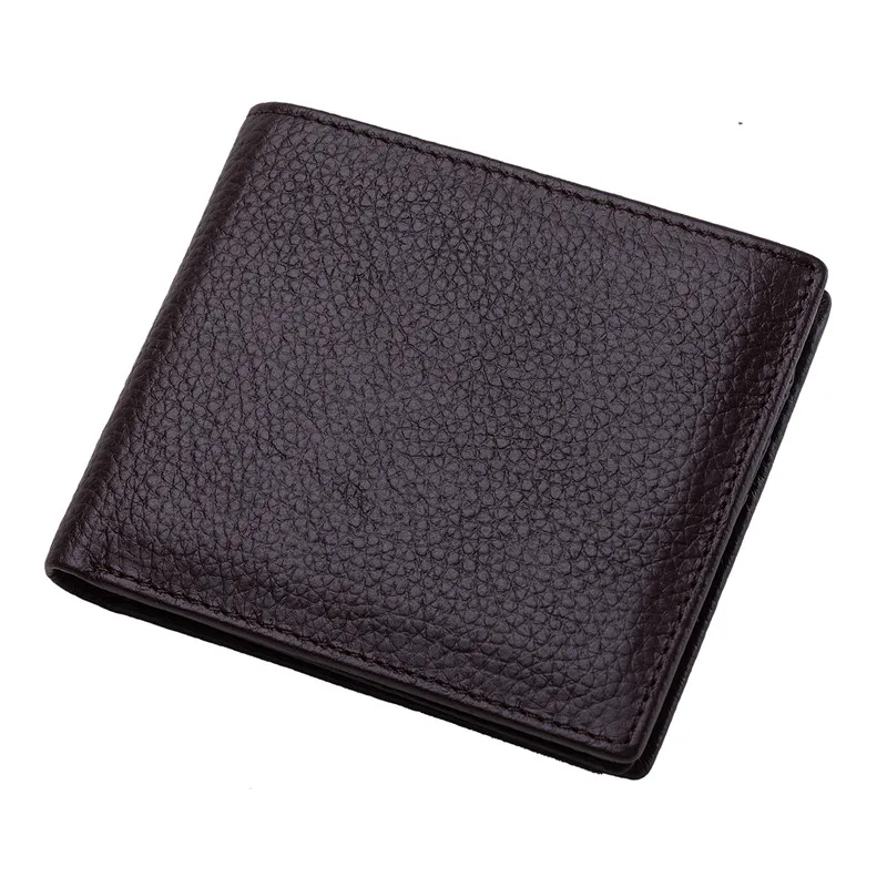 Bricraft Stylish Mens RFID Blocking Genuine Leather Wallet for Men Black Bifold Slim Badge RFID Wallet 10 Card Slots 1