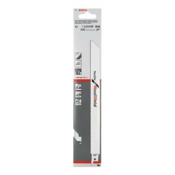 

BOSCH 2608656270 Sheet for Sierra Sable S 1122 HF Flexible Wood & Metal 2uds