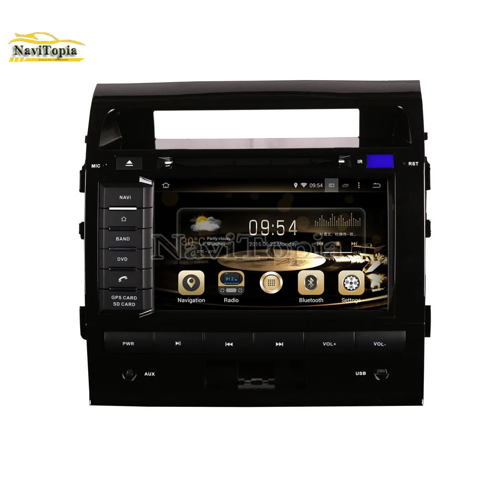 Clearance NAVITOPIA 4G RAM 64G ROM PX6 Six Core Android 9.0 Car DVD Player GPS Navigation for Toyota Land Cruiser LC200 2004 2005 2006- 7