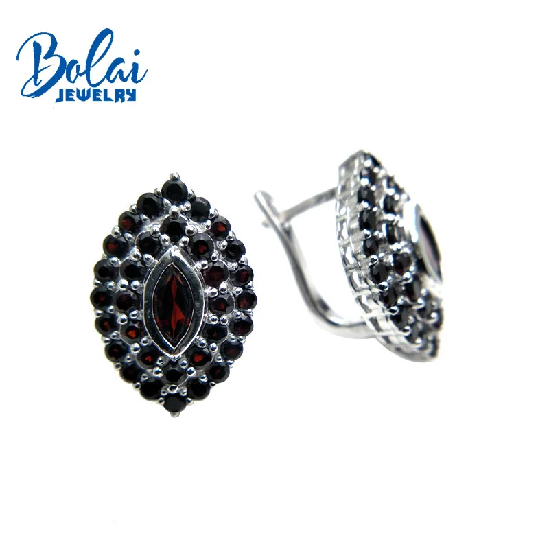 Bolaijewelry Маркиза Форма 925 пробы серебро ювелирные изделия набор натуральный