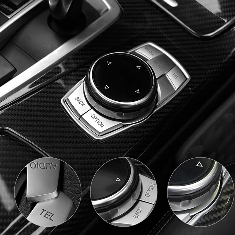 Для BMW хромированные кнопки отделка декоративная крышка внутренняя наклейка для