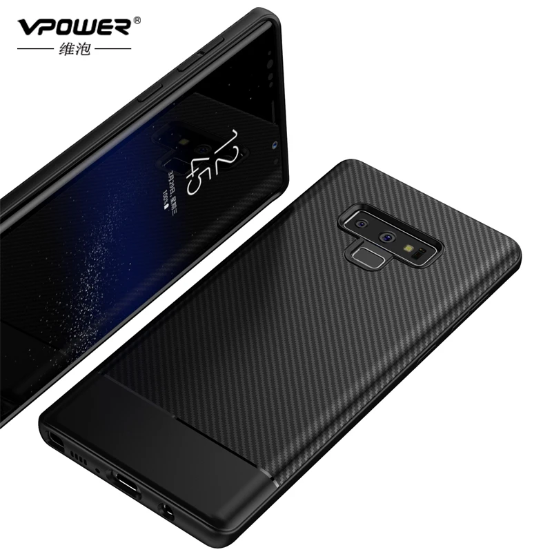 Чехол для Samsung Note 9 8 оригинальный защитный чехол из углеродного волокна Galaxy S9 Plus
