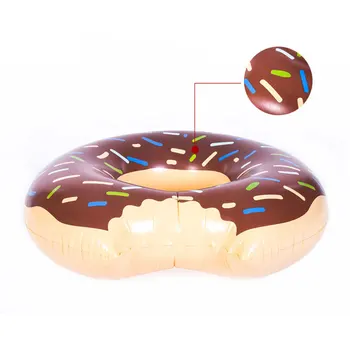 

Inflatable Doughnut Pool Floats Large Gigantic Adult Super Pool Float Sweet Dessert Toys Giant Life Buoy zwemband Swimming Ring