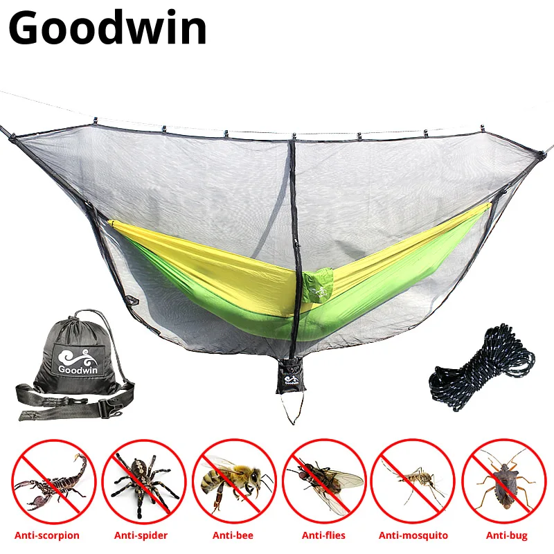 

Hammock Bug Net Ultralight Mosquito Net Outdoor Camping Survival Hammocks Netting 340*140CM 0.88 LBS Fast Easy Setup