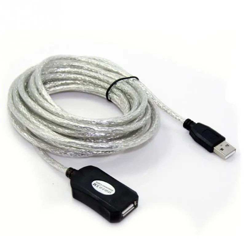 High Quality 5M USB Type a Female to Type A Male Active Extension Repeater Cable Adapter with Chip USB2.0 Cable High Quality 5M USB Type a Female to Type A Male Active Extension Repeater Cable Adapter with Chip USB2.0 Cable