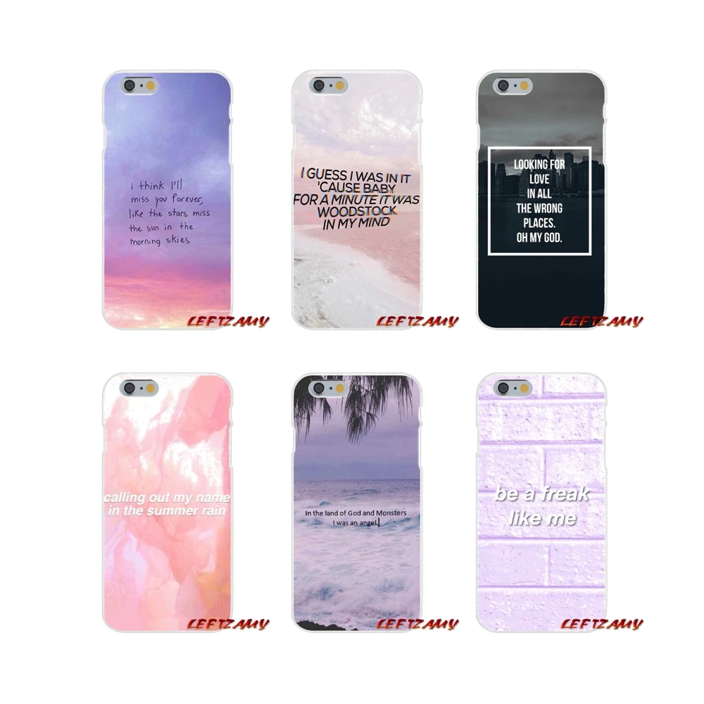 

For Xiaomi Redmi 3 3S 4A 5A Pro Mi4 Mi4C Mi5S Mi6X Mi Max2 Note 3 4 5A Fashion lana del rey lyrics Soft Phone Case Silicone