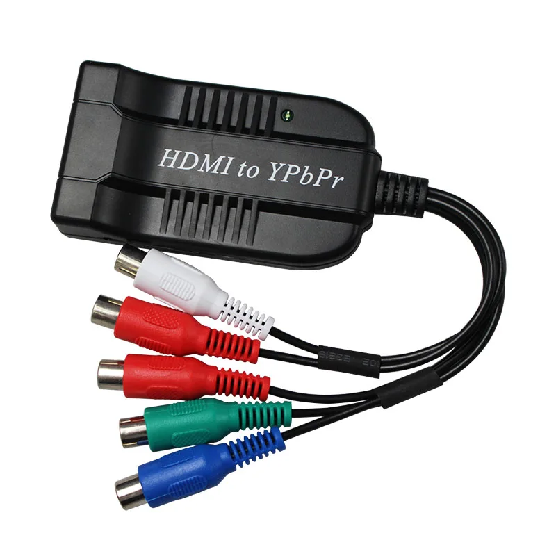 1080P HDMI To RGB Component YPbPr Video and R/L HDTV Audio Adapter Converter with Audio Video Cable for Game TV XOBX360 PS3