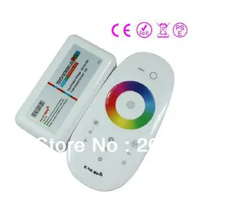 

New 2.4G LED RGB Wireless RF Controller Touch Screen Dimmable Remote DC12 -24V