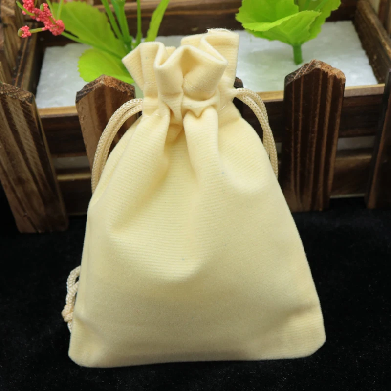 10Pcs/Lot Small Velvet Bags 5x7 7x9 9x12cm Charms Earrings Jewelry Packaging Bags Wedding Drawstring Velvet Pouches Gift Bag