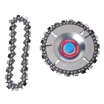 

1SET 4 Inch Angle Grinder Disc Wheel Tooth Power Plate Woodworking Chain Saw Wood Carving For Grinder Sawdisc