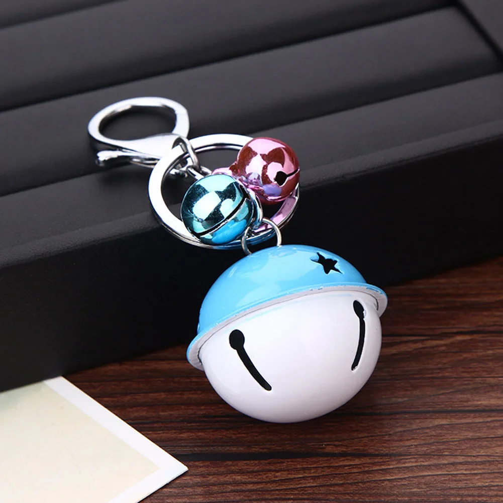 Buy 1Pcs 2018 New Style Small bell Keychain Fur Key