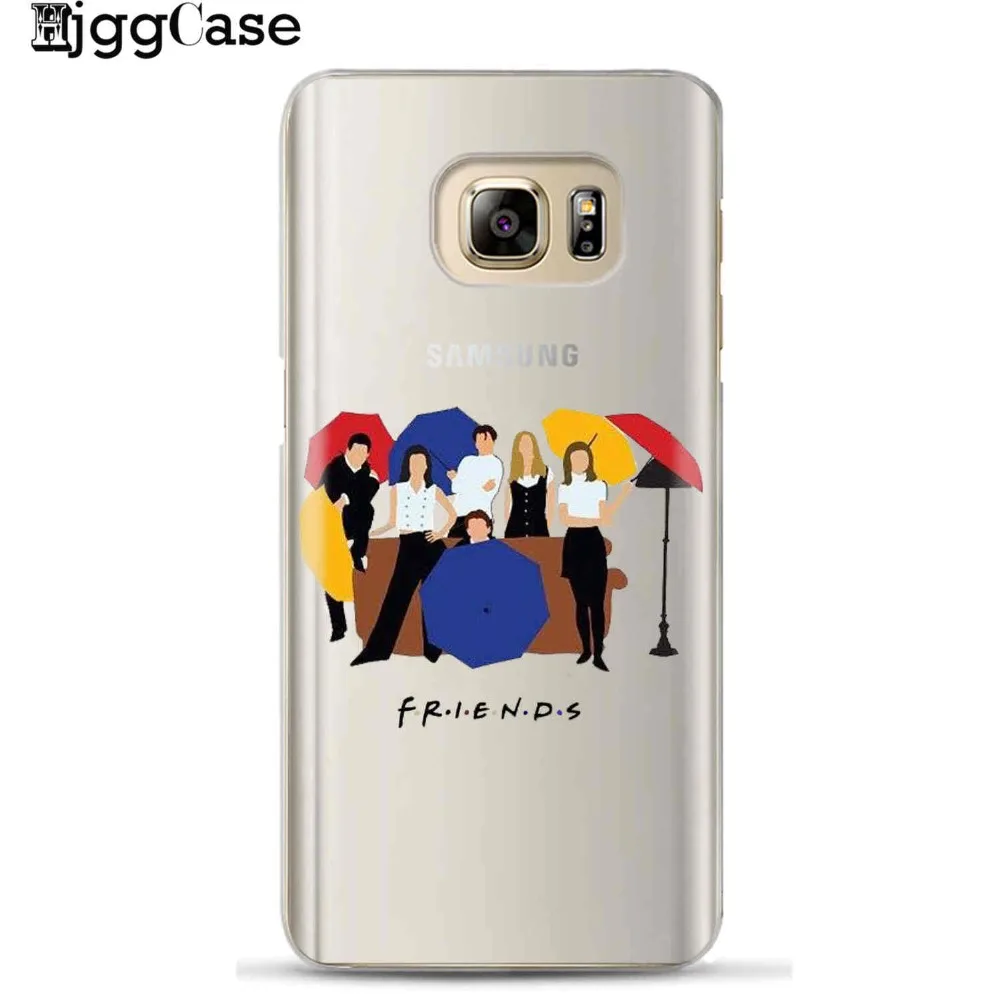 Веселый Чехол с постером для ТВ шоу Friends чехол Samsung Galaxy S6 S7 Edge S8 S9 J3 J4 J5 J6 J7 A3 A5 A6 A7 2016