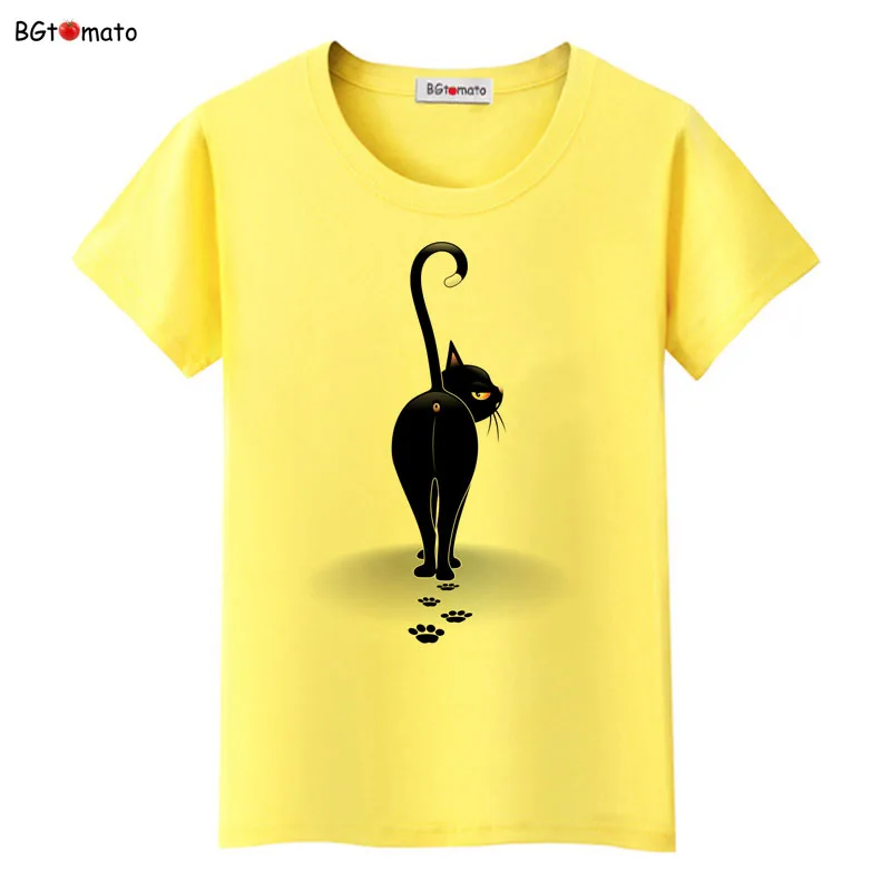 BGtomato verano Tops divertido 3D gato estampado mujeres camiseta femenina Camisetas Tops flojas dibujos animados camiseta manga corta Camisetas cuello redondo Tops BGtomato verano Tops divertido 3D gato estampado mujeres camiseta femenina Camisetas Tops flojas dibujos animados camiseta manga corta Camisetas cuello redondo Tops