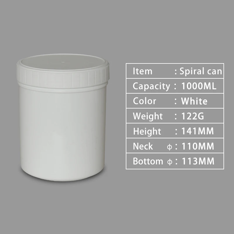 150 мл/200 мл/300 мл/500 мл/600 мл/1000 мл пластиковые банки для хранения кухни злаковое зерно контейнер для риса пищевой материал - Цвет: 1000ML-1