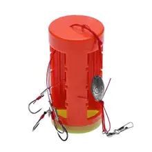 Кластер бомба доказательство подвесной крючок для наживки s Пластиковые приманки крючок для наживки с свинцовой подвеской