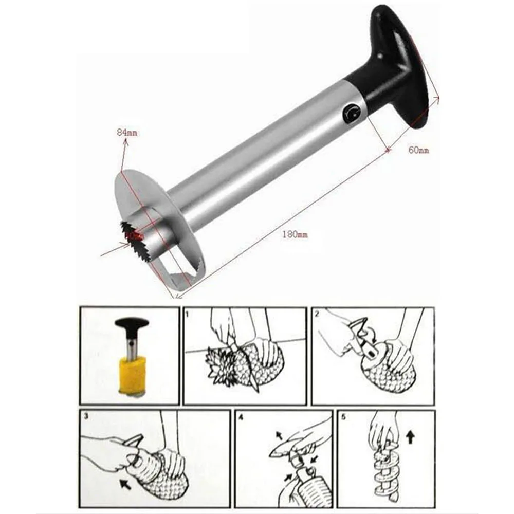 Кухонные принадлежности из нержавеющей стали ананас фрукторезка нож резак кухонные гаджеты