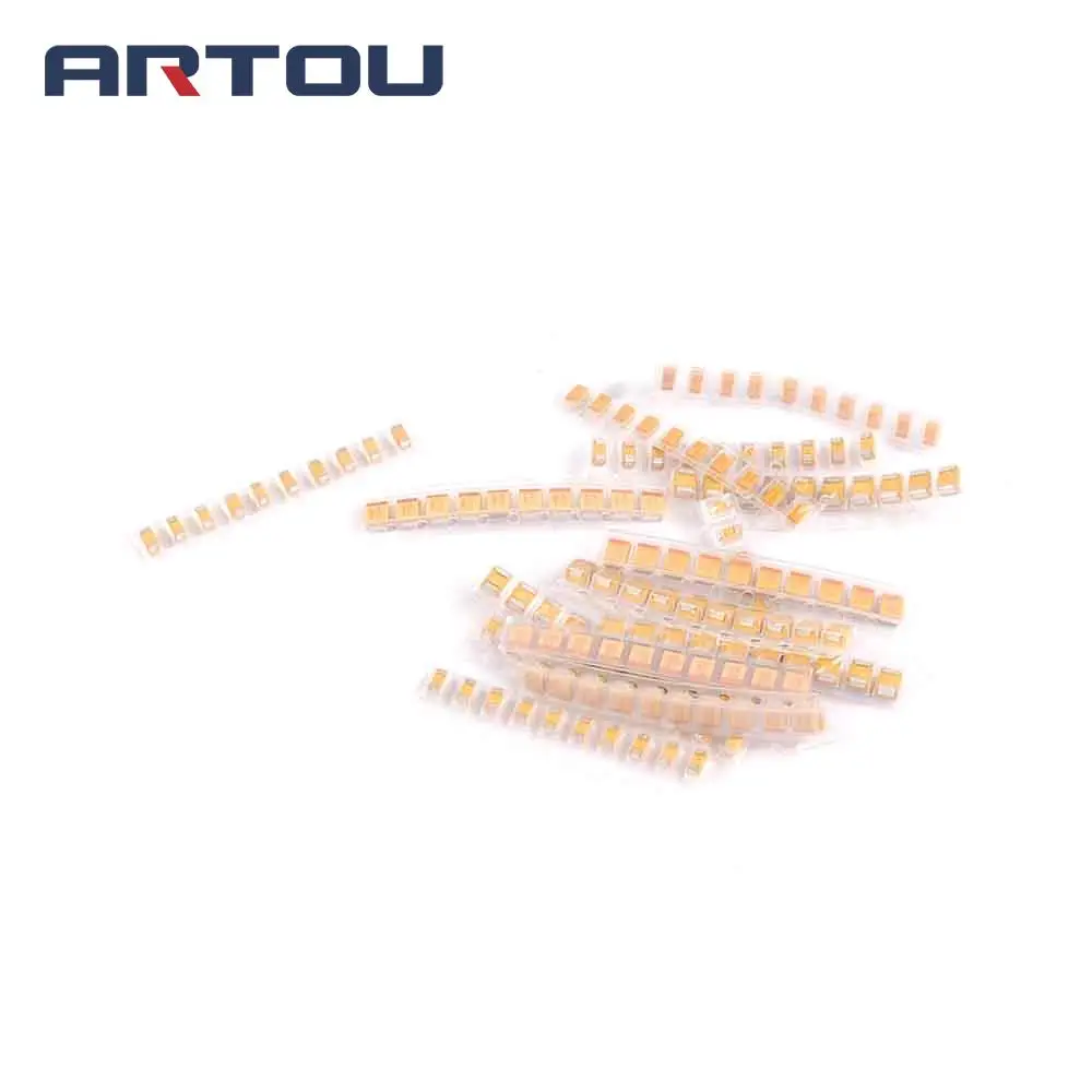 15 Valuesx10pcs=150pcs A Case and B Case Tantalum capacitor kits 1uf-220uf