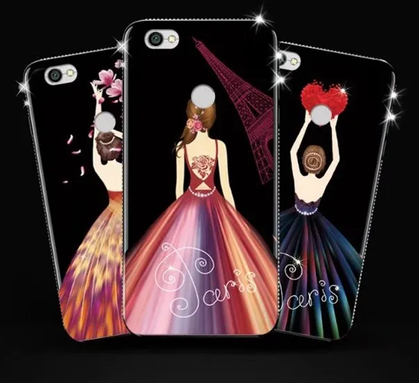 Soft TPU Case For Xiaomi Redmi Note 5A Prime 3D Painted Girls Pattern