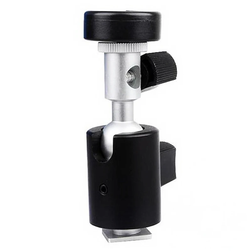 1pcs New Black 360 Degree Swivel Camera Hot Shoe Stand