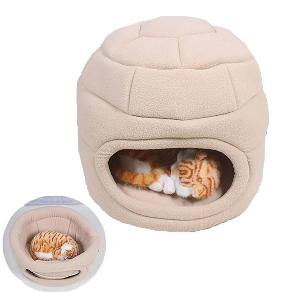 Warm Pet Cat House Cave Beds Puppy Dog Sleeping Bag with Removable